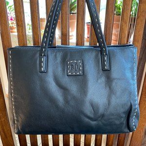LAUREN RALPH LAUREN Small Leather Handbag Tote NWOT